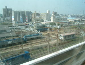 続・新大阪駅の車両基地